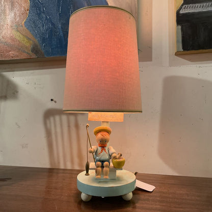 Folk Fisherman Nursary Table Lamp