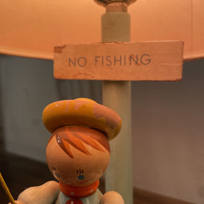 Folk Fisherman Nursary Table Lamp