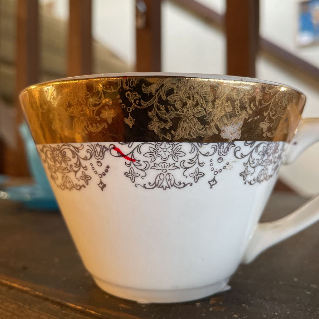 Vintage Ohio Souvenir Teacup & Saucer Set