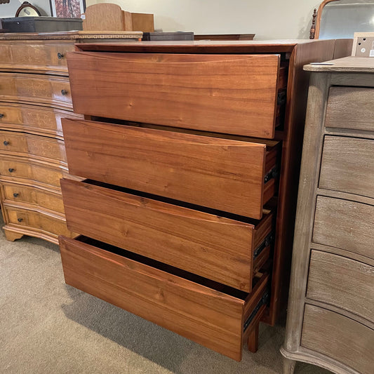 MC Style 4 Drawer Highboy Dresser