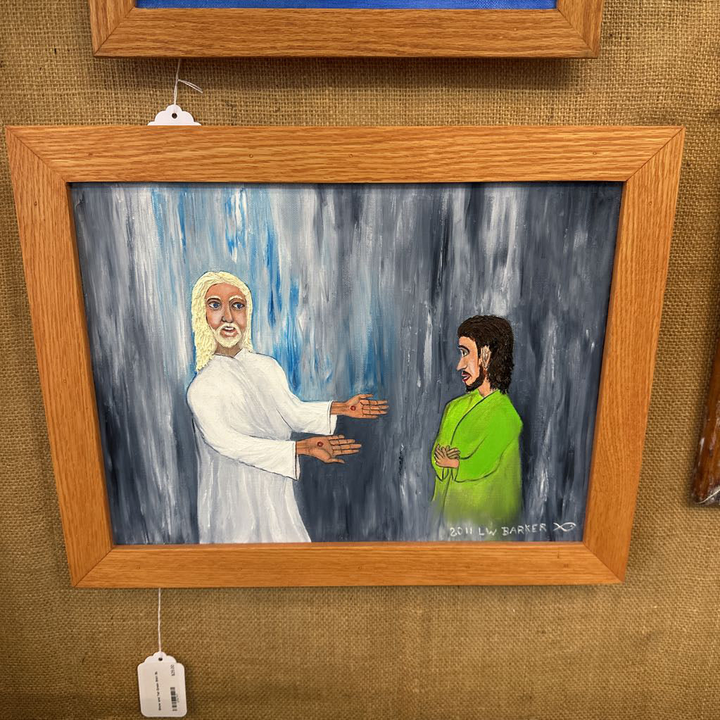 Show and Tell Green Shirt ART