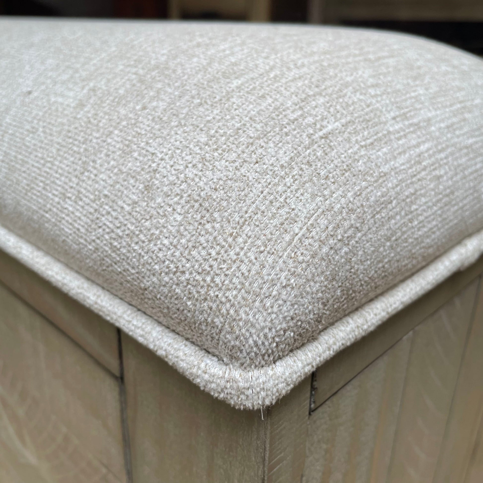 Grey Wood Plank Headboard w/ Bench & Storage Footboard QUEEN Bed Frame C BED FRAMES