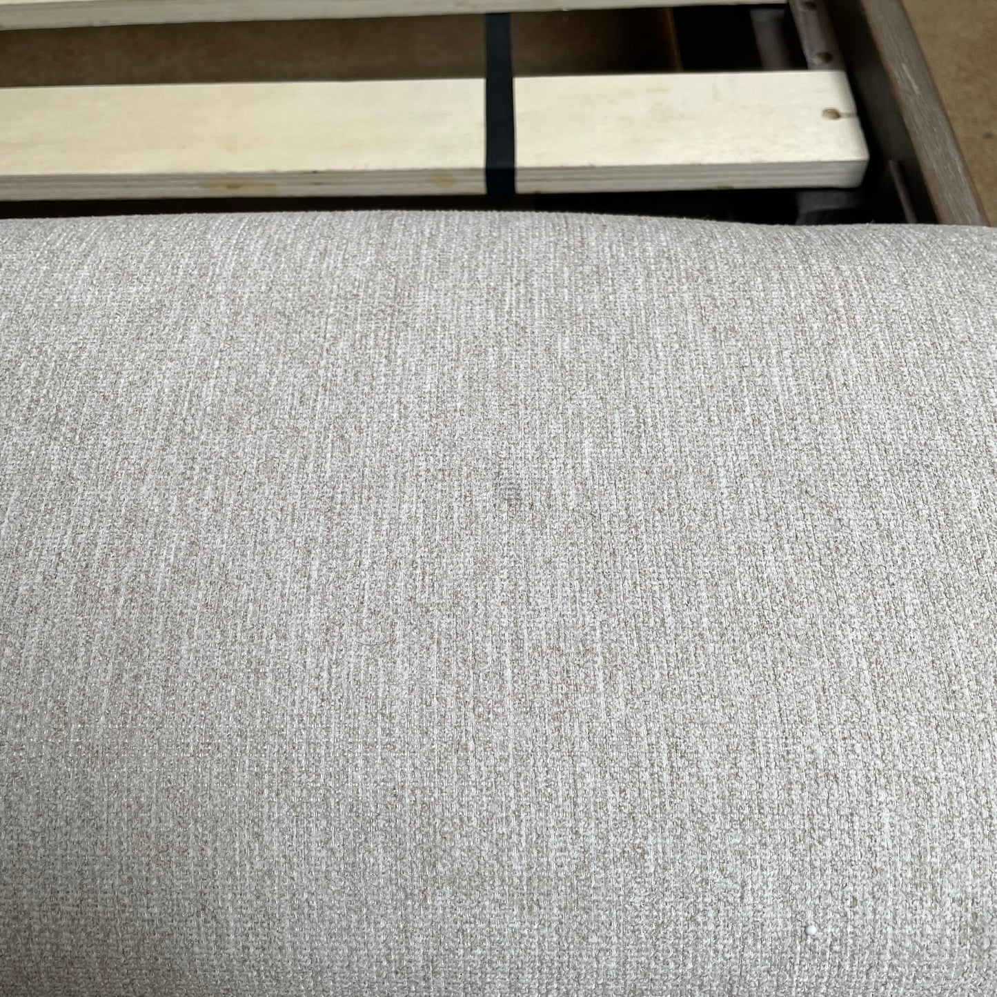 Grey Wood Plank Headboard w/ Bench & Storage Footboard QUEEN Bed Frame C BED FRAMES