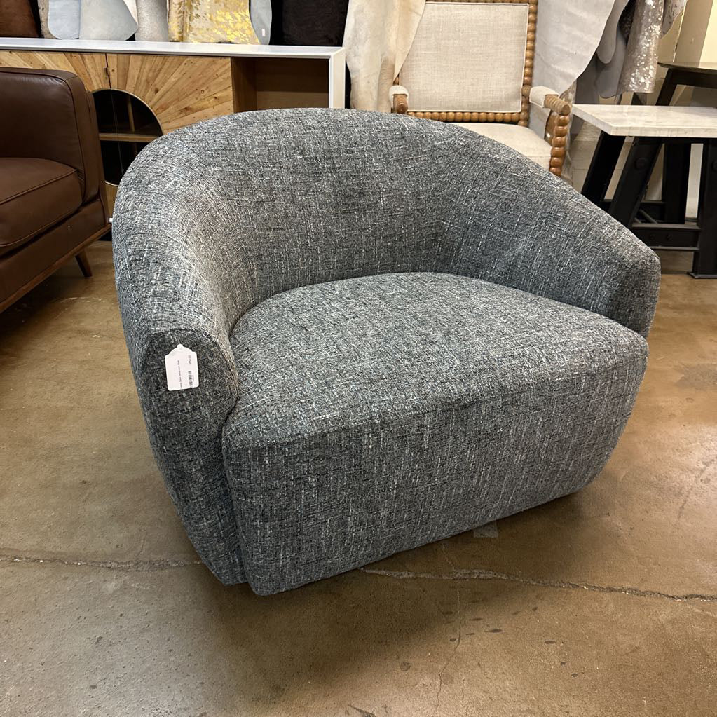 Palena Slate Swivel Arm Chair