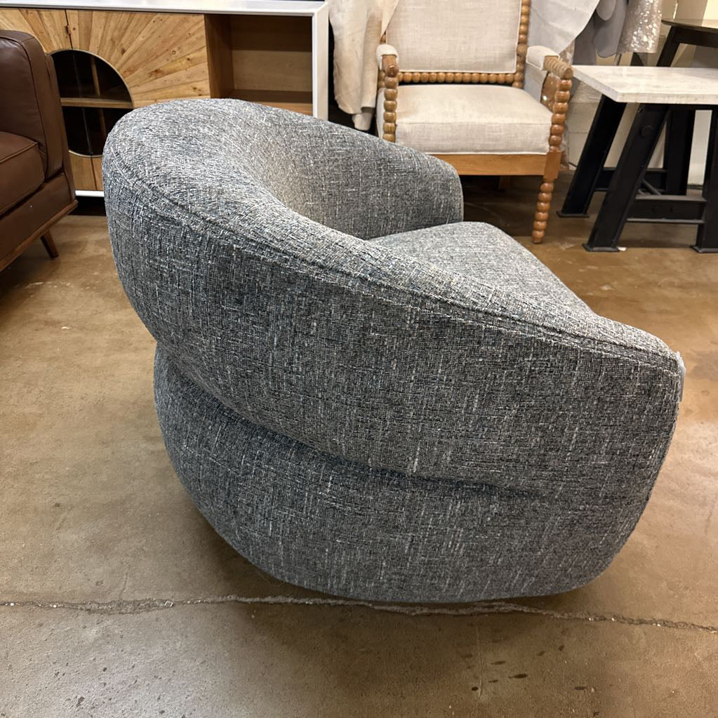 Palena Slate Swivel Arm Chair