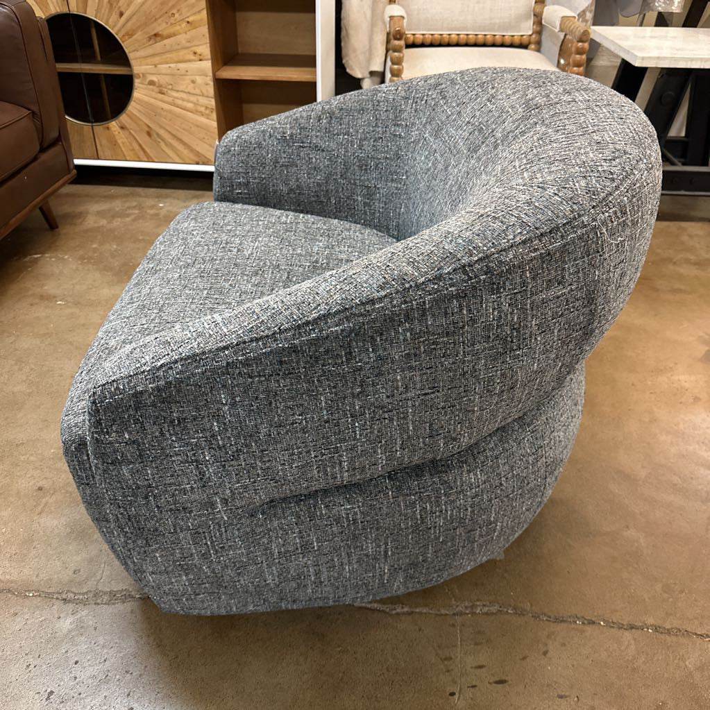 Palena Slate Swivel Arm Chair