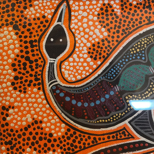 Doongal Aboriginal Orange Hue Art