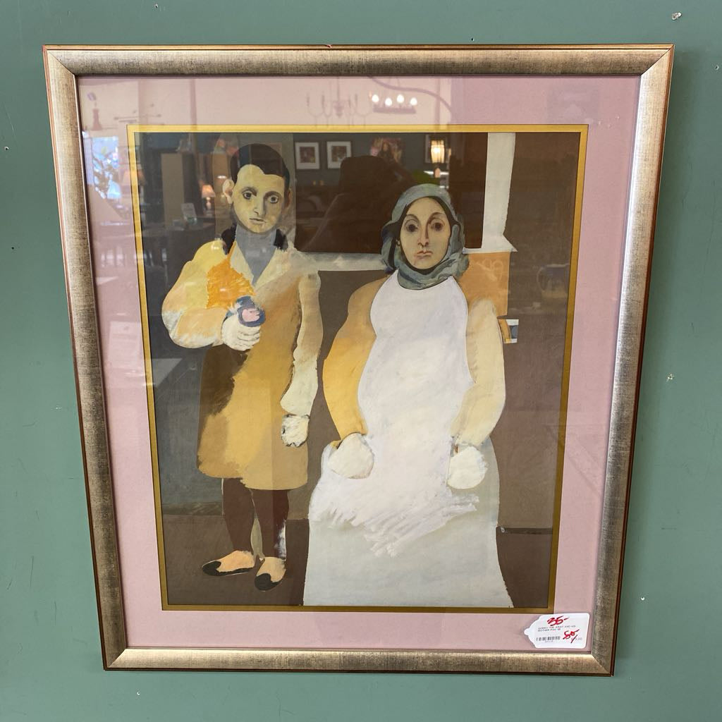 GORKY THE ARIST AND HIS MOTHER Print ART
