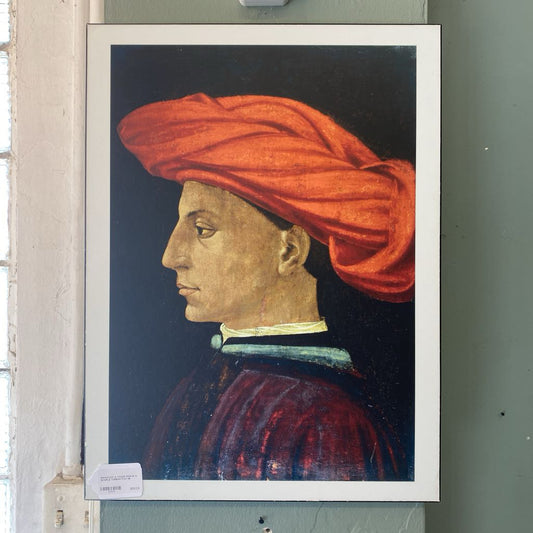 MASACCIO A YOUNG MAN IN A SCARLE TURBAN Print ART