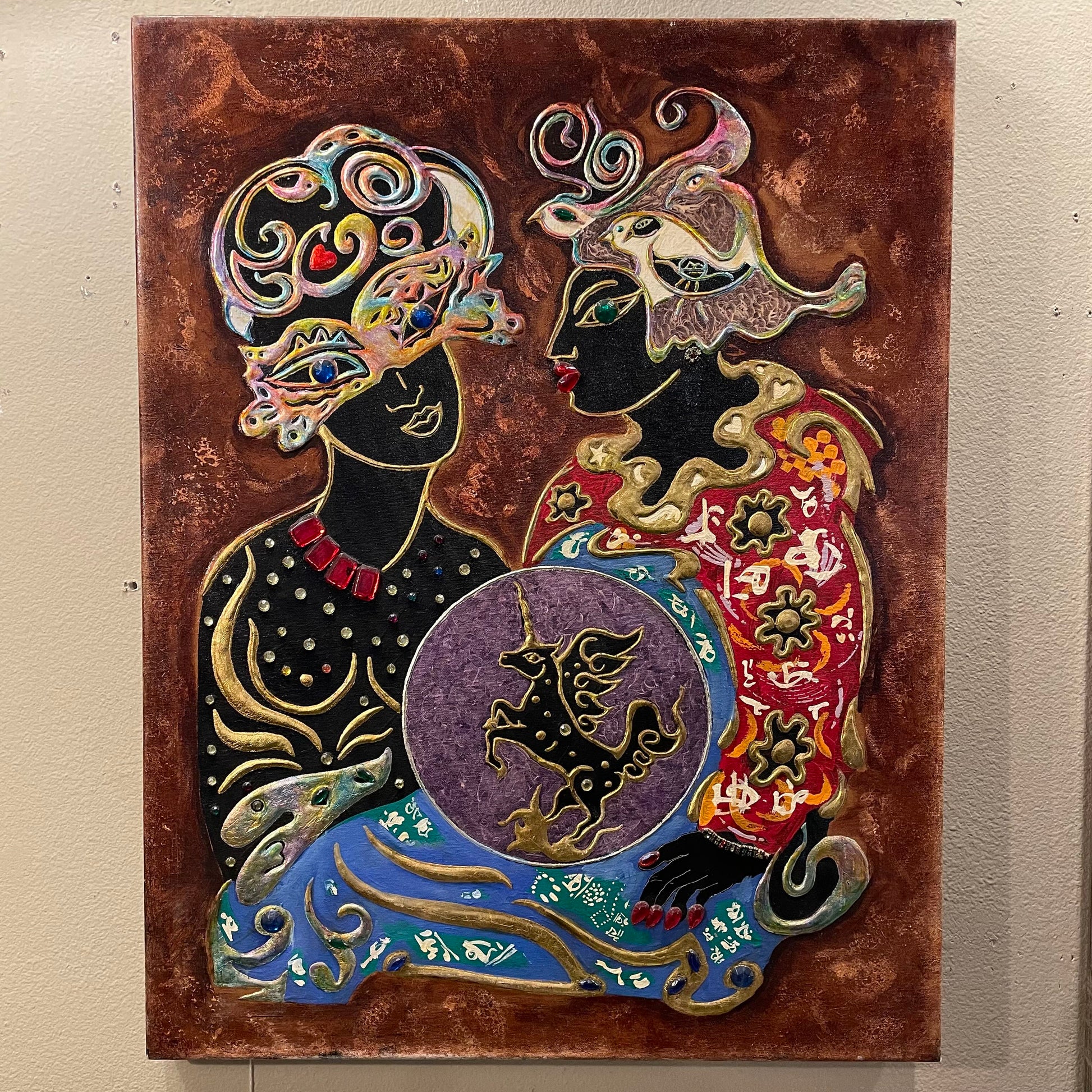 MICHAEL BOWEN (Thai Couple w/ Unicorn) ART