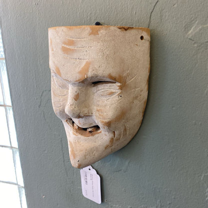 Mexican White Wash Old Crone Mask UNIQUE FINDS