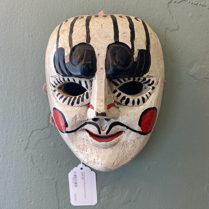 Guatemalan Mustachioed Clown Mask UNIQUE FINDS