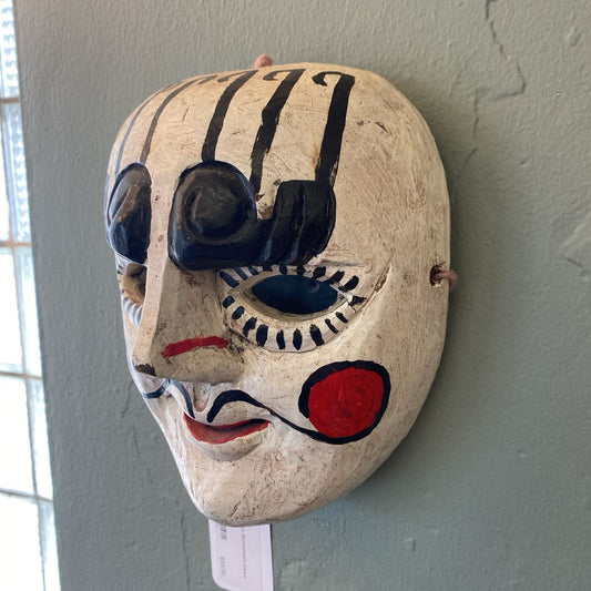 Guatemalan Mustachioed Clown Mask UNIQUE FINDS