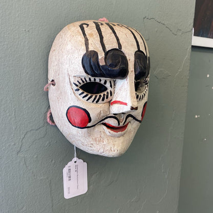Guatemalan Mustachioed Clown Mask UNIQUE FINDS