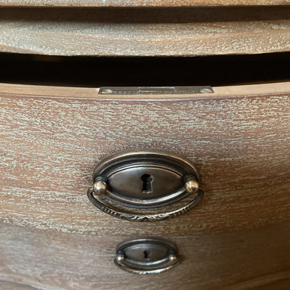 RH Grey French Provincial Chest of Drawers (as is)