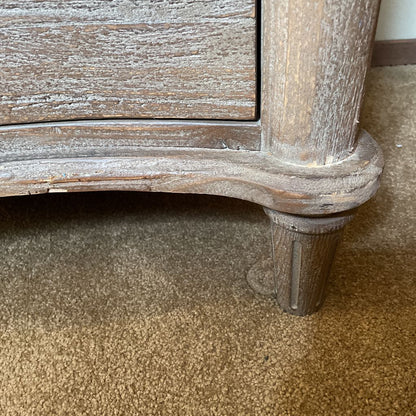 RH Grey French Provincial Chest of Drawers (as is)
