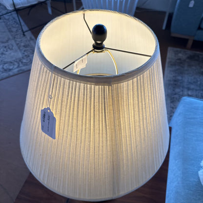 Scalloped Modern Large Black Lamp LAMPS