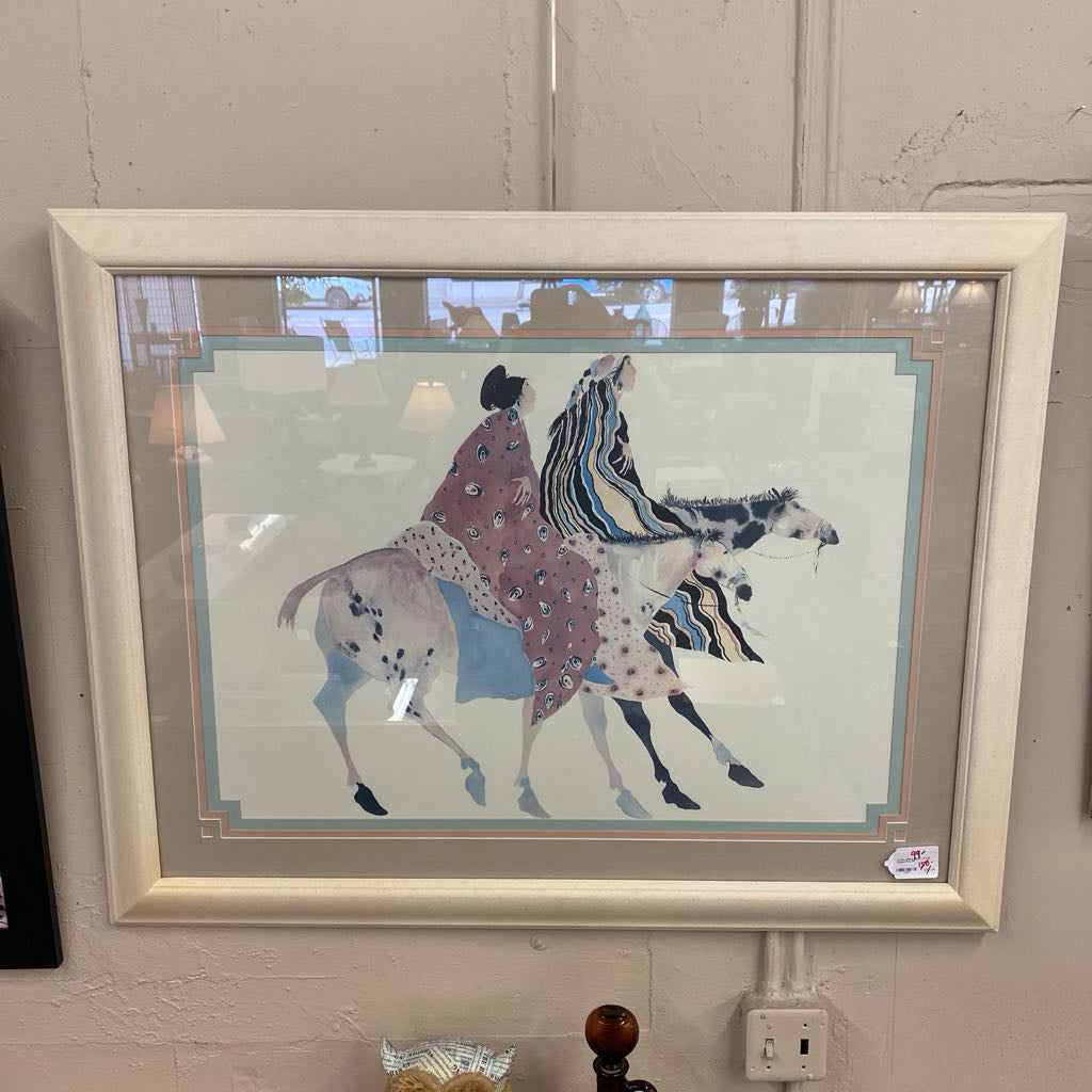 CAROL GRIGG FIESTA DAYS Framed Print