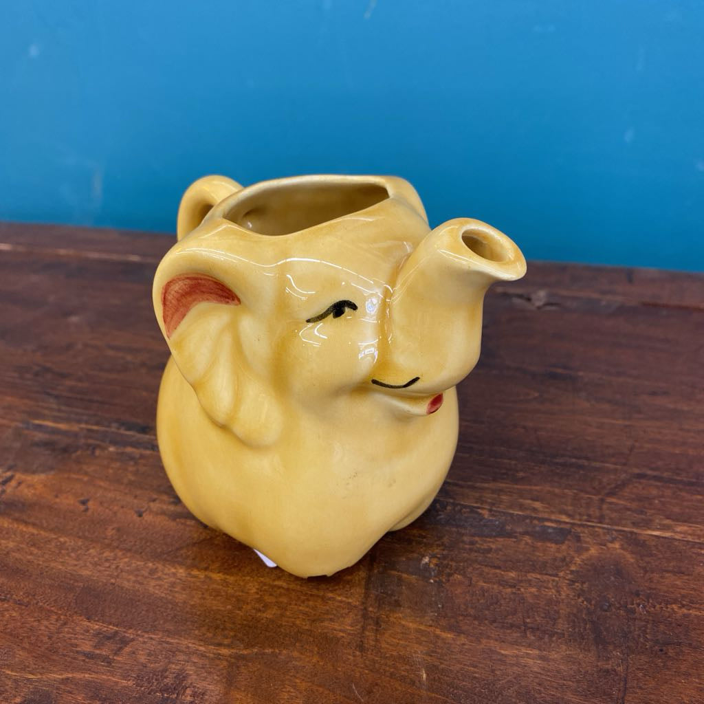 Vintage Yellow Elephant Creamer SMALLS