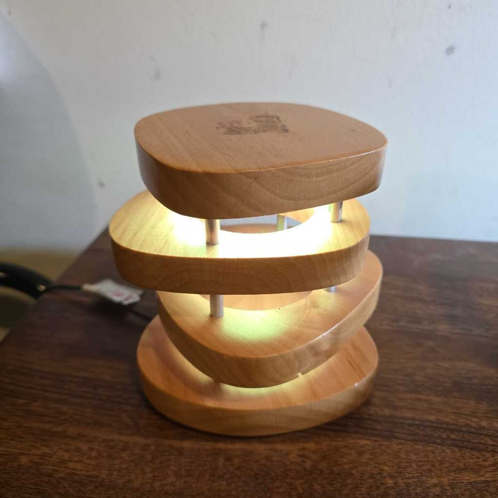 Wood 4 Tier Nightlight--Handmade in Kansas LAMPS