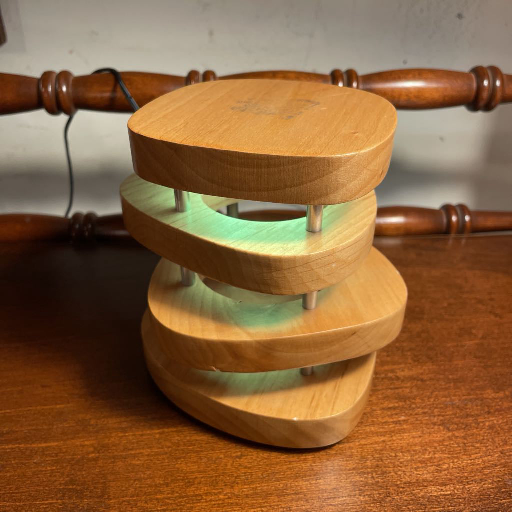 Wood 4 Tier Nightlight--Handmade in Kansas LAMPS