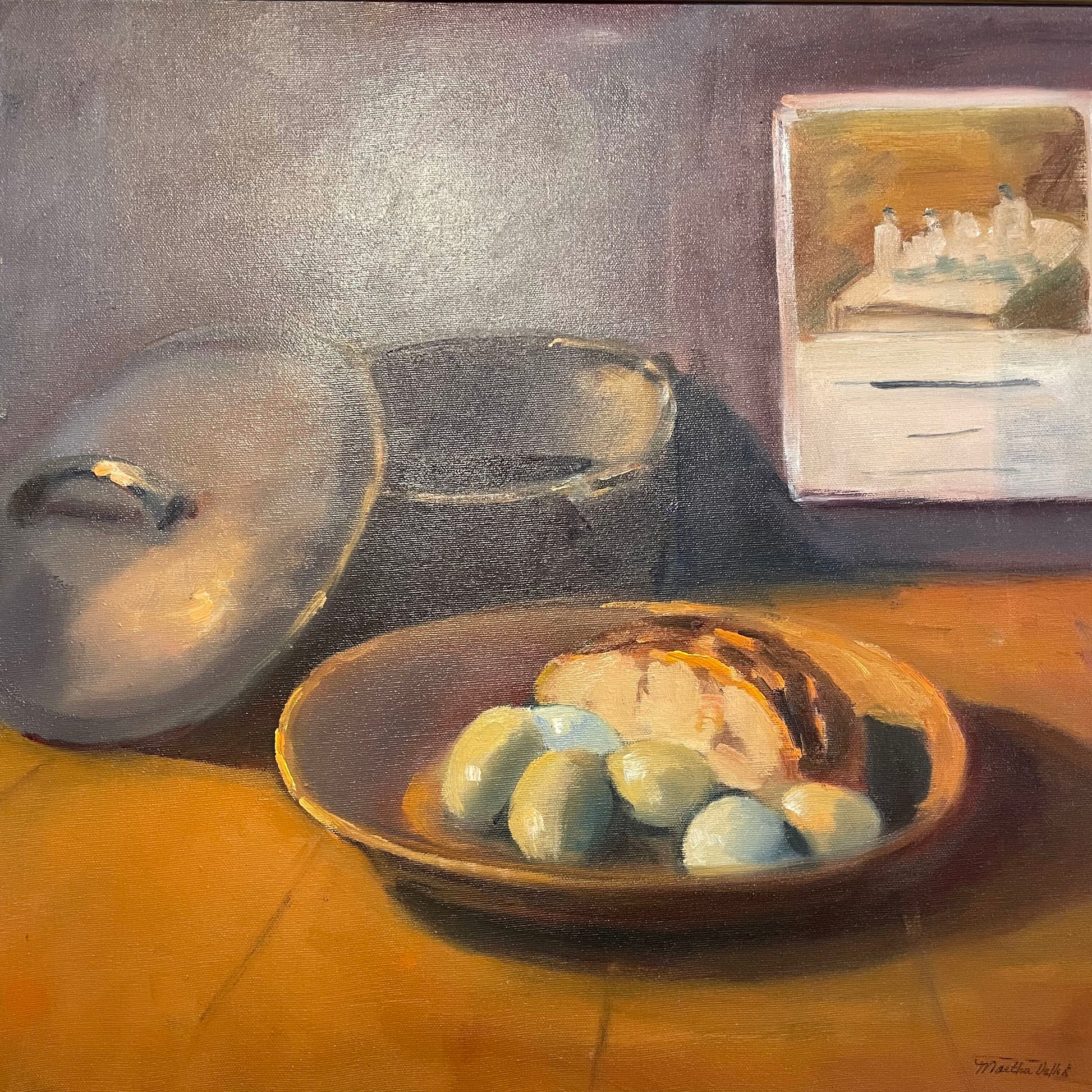 Still Life with Pot and Wall Calendar ART