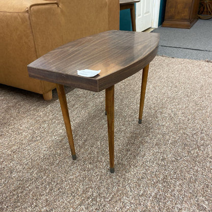 Vintage Laminate Taper Leg Side Table C SIDE TABLES