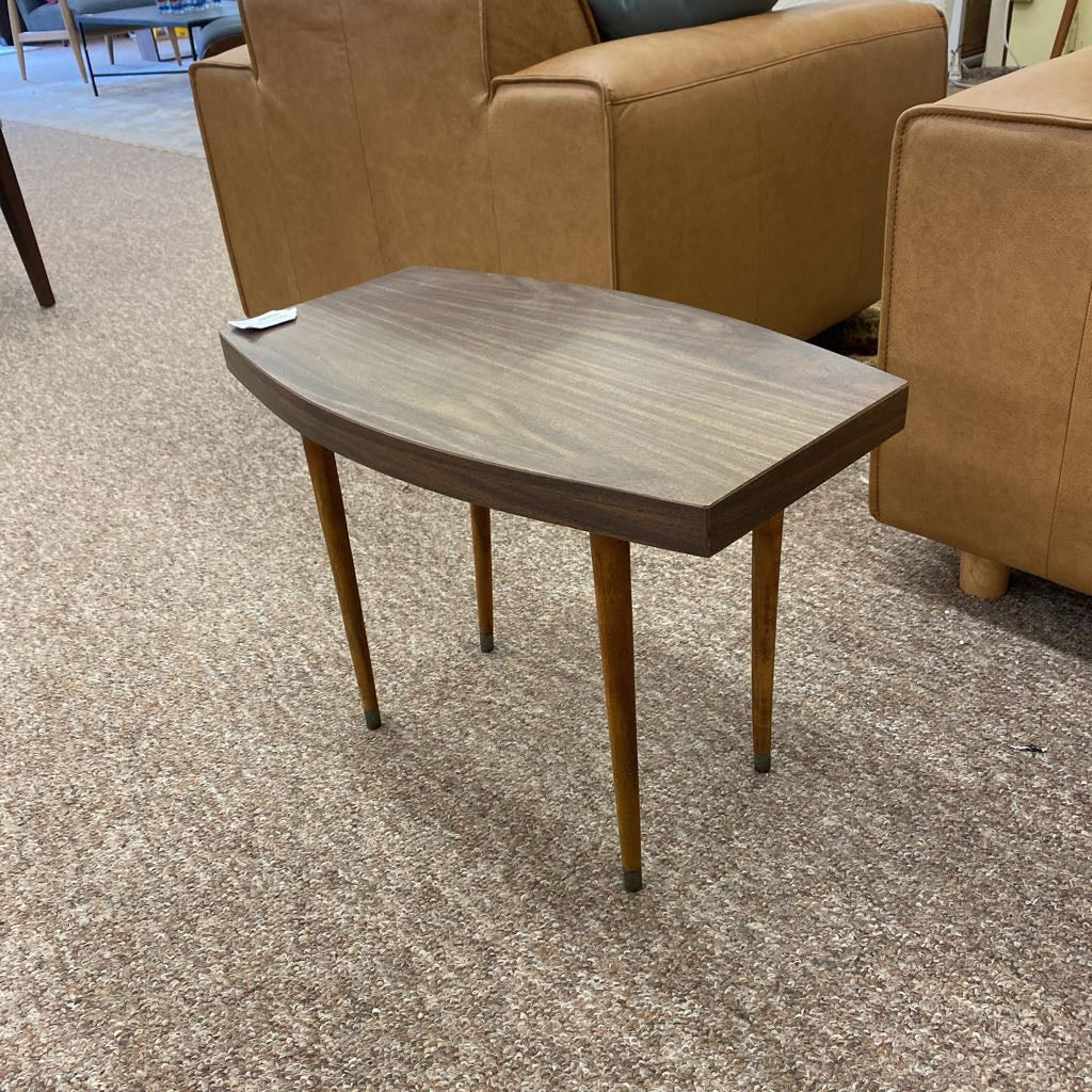 Vintage Laminate Taper Leg Side Table C SIDE TABLES