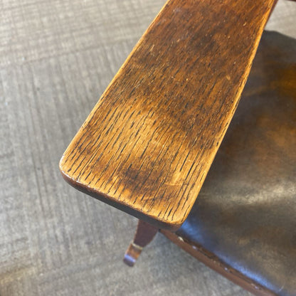 Antique Mission Style Rocker (AS IS) U ACCENT CHAIRS