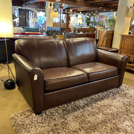 2 Seat Chocolate Sleeper Sofa