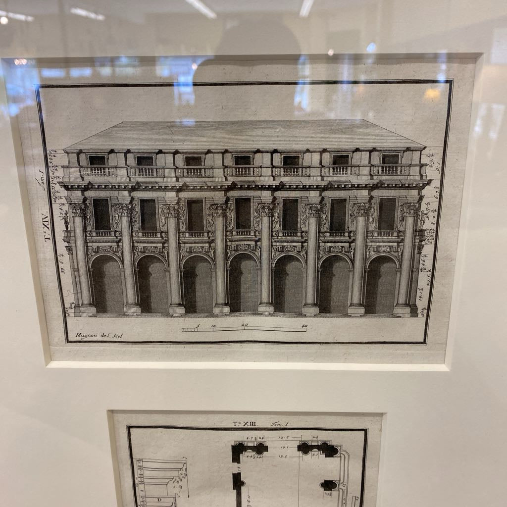 Architectural Etching Repro Print #2