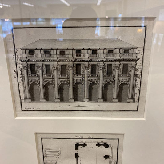 Architectural Etching Repro Print #2