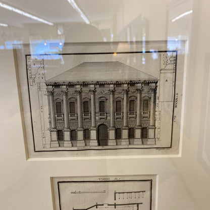 Architectural Etching Repro Print #3