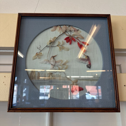 Hummingbird Shadowbox Artwork ART