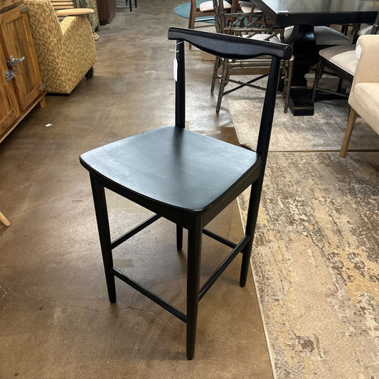 Black Pottery Barn Modern Counter Stool C STOOLS