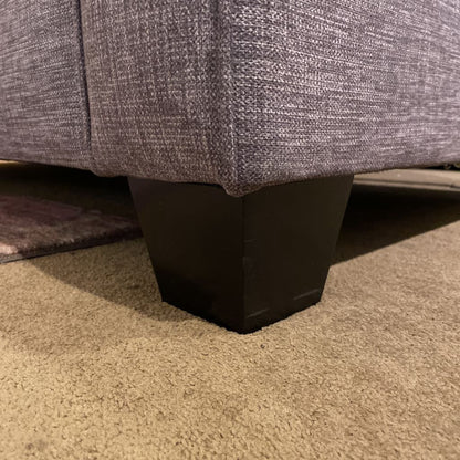 Grey 3 Seat Tufted Back Sofa