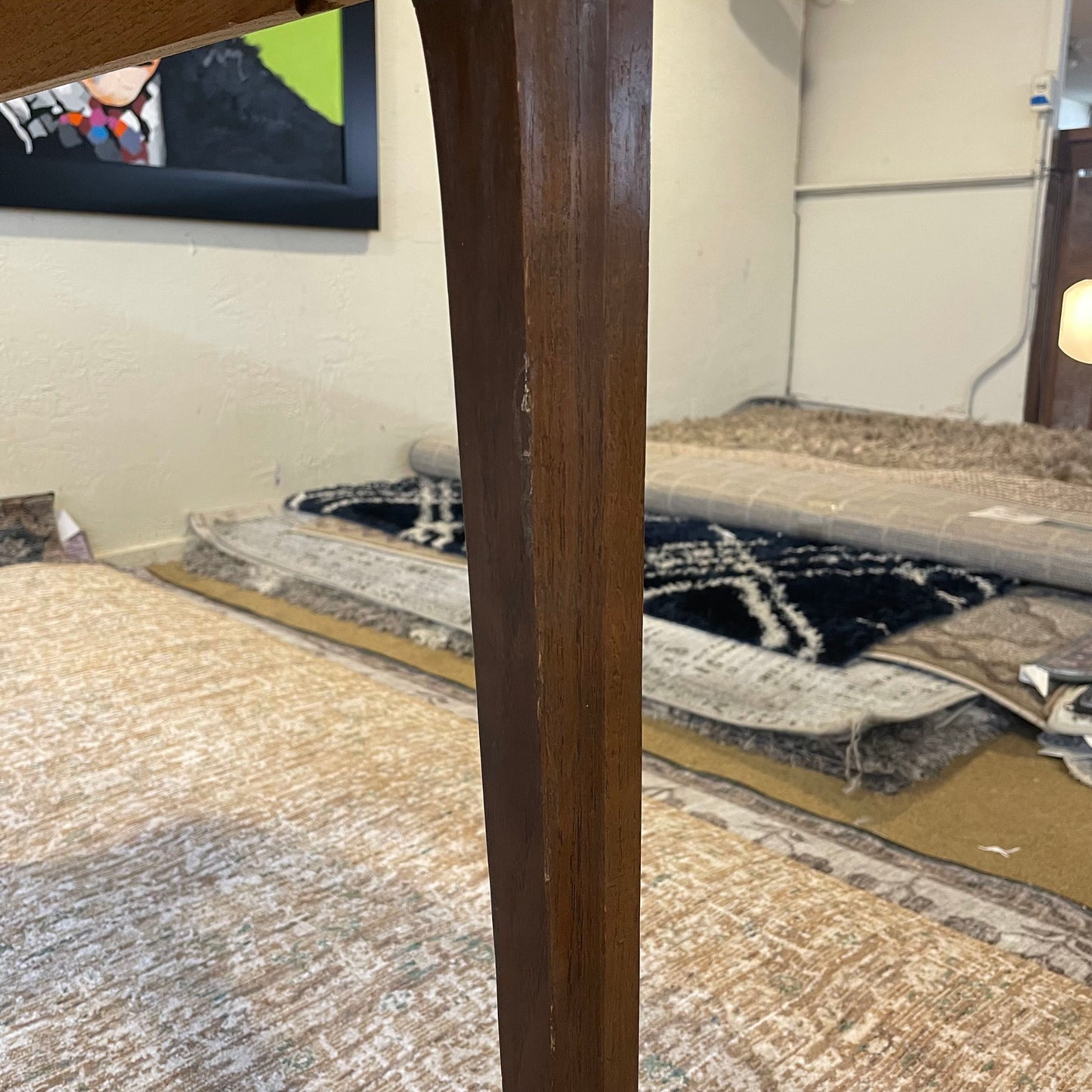 Walnut Veneer MC Dining Table