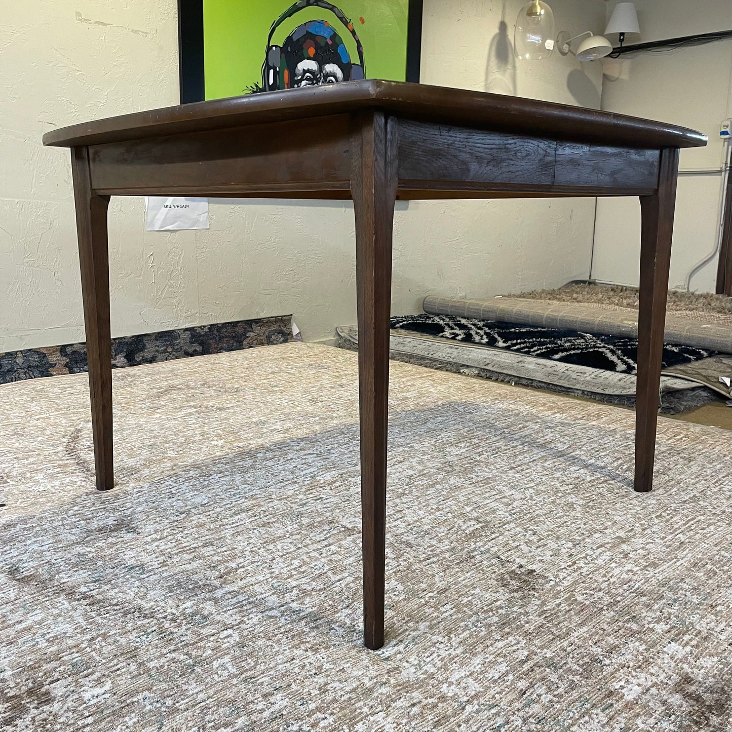 Walnut Veneer MC Dining Table