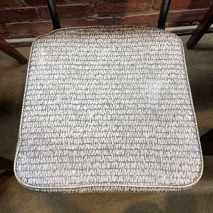 Patterned Black Metal Frame MC Dining Chair C DINING CHAIRS