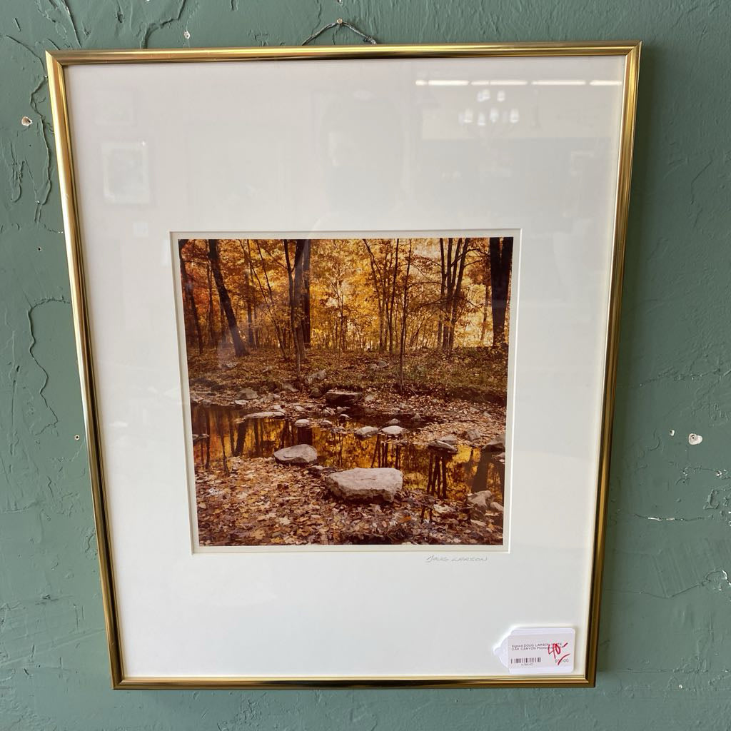 Signed DOUG LARSON WHITE OAK CANYON Photograph ART