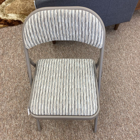 Vintage SAMSONITE Upholstered Seat Folding Chair C DINING CHAIRS