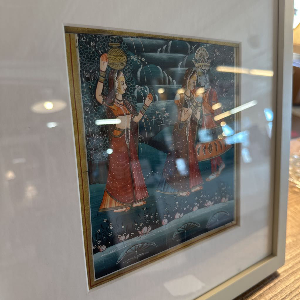 Small Pichwa: Painting On Silk ART