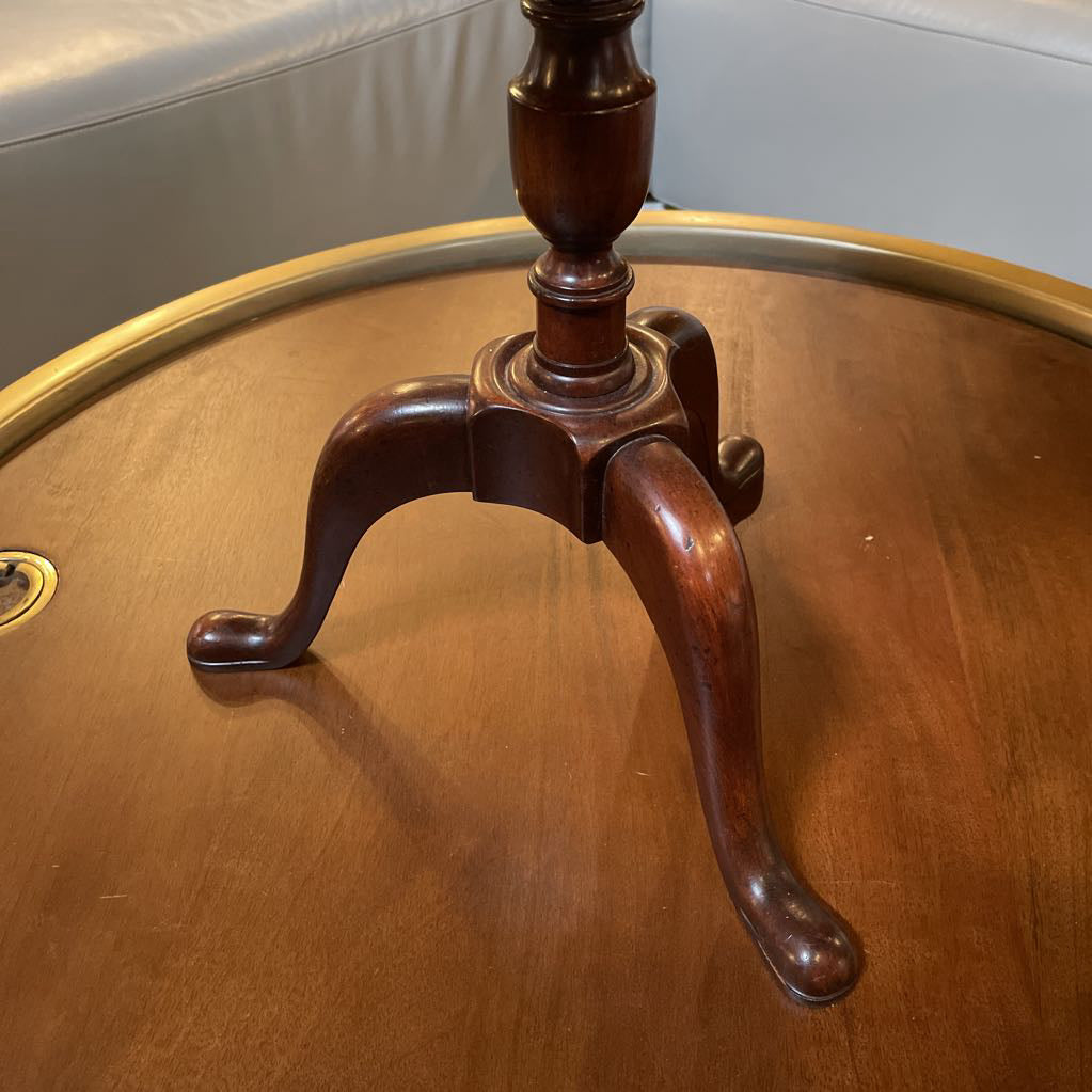 Dark Wood 2 Tier Small Display Table UNIQUE FINDS