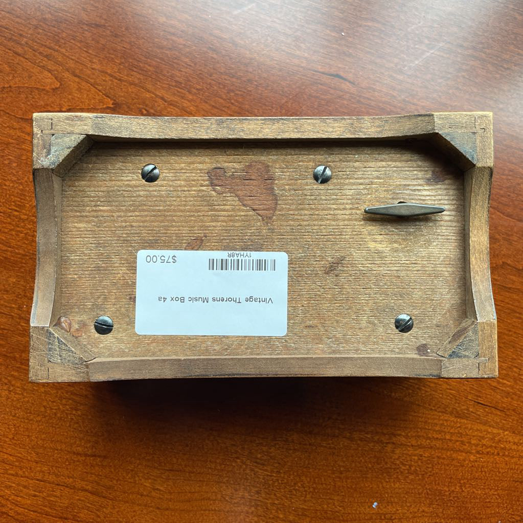 Vintage Thorens Music Box UNIQUE FINDS