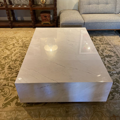 Marble Rectangular Coffee Table C COFFEE TABLES