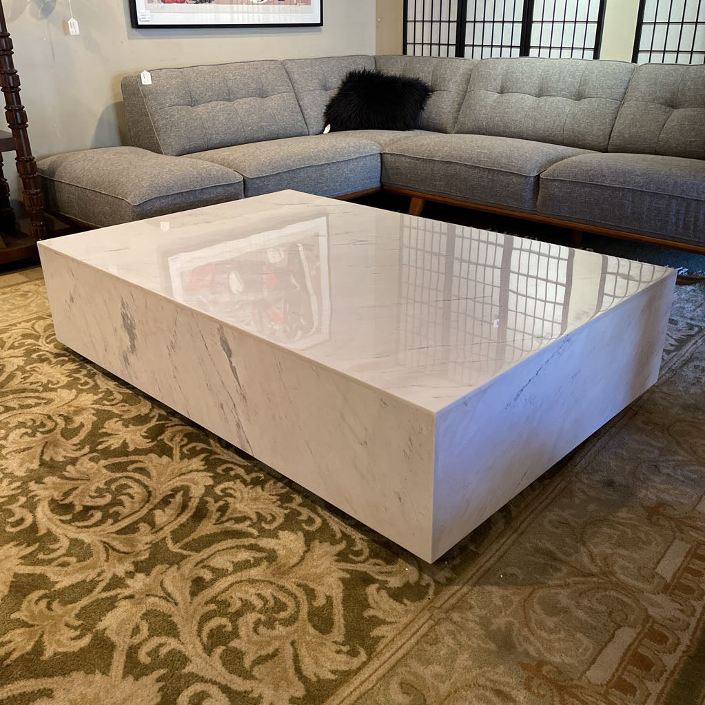 Marble Rectangular Coffee Table C COFFEE TABLES