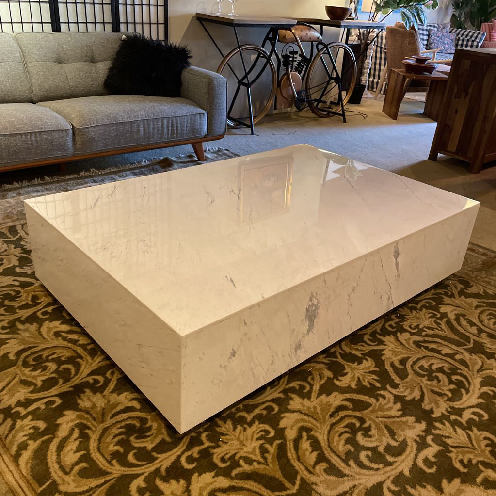 Marble Rectangular Coffee Table C COFFEE TABLES