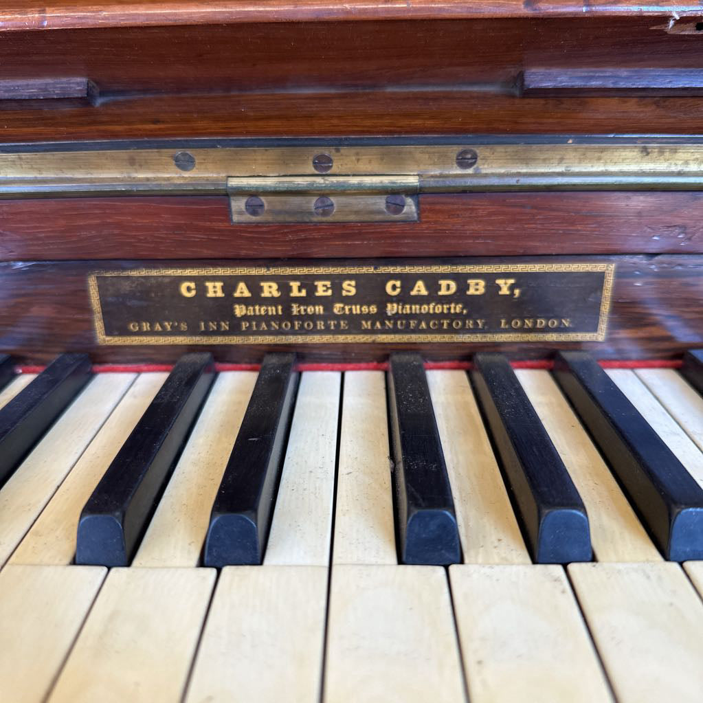 Early ~1800's Cadby Upright Piano UNIQUE FINDS