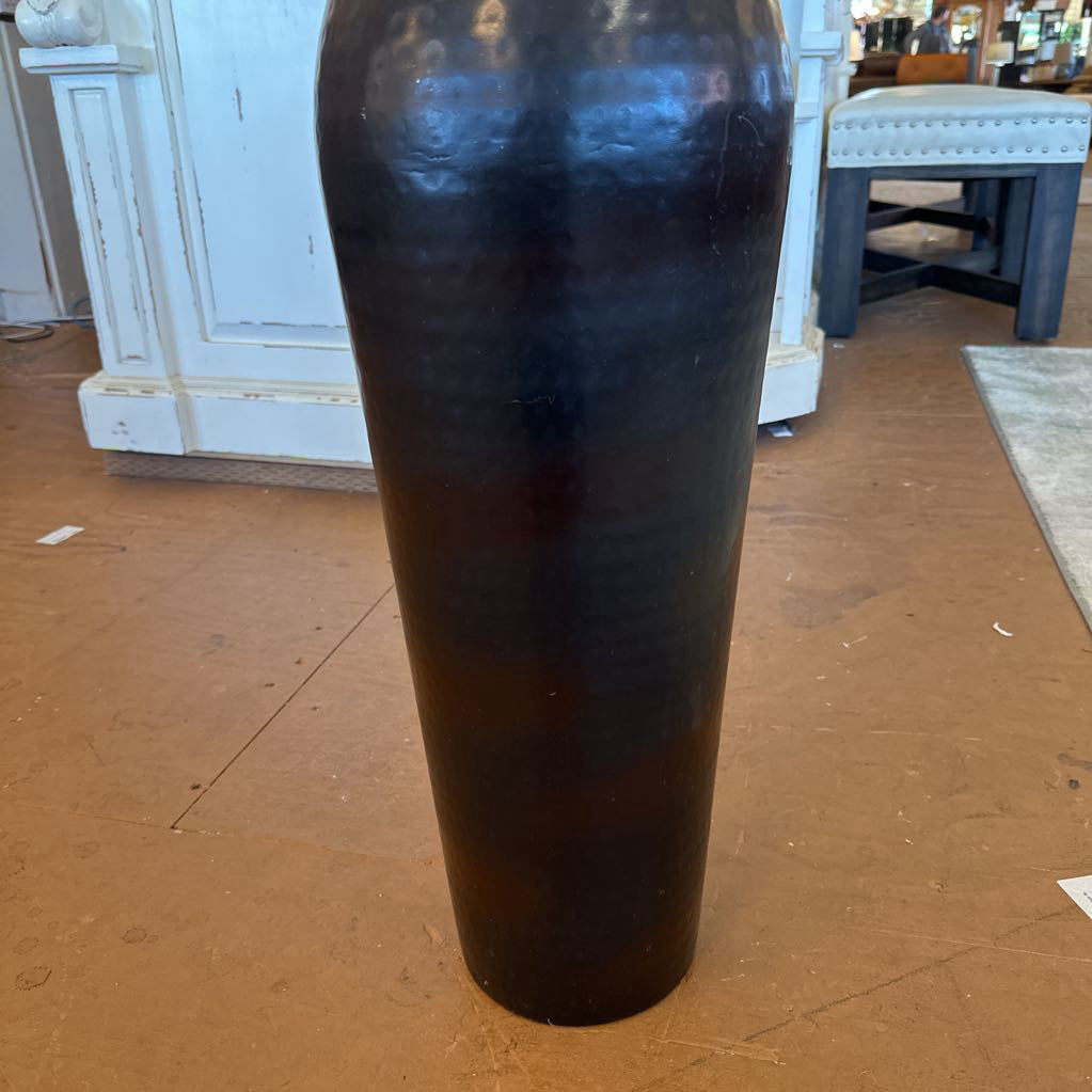 Large Metal Dimpled Vase SMALLS