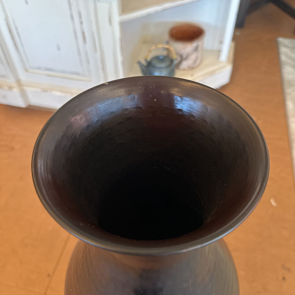 Large Metal Dimpled Vase SMALLS